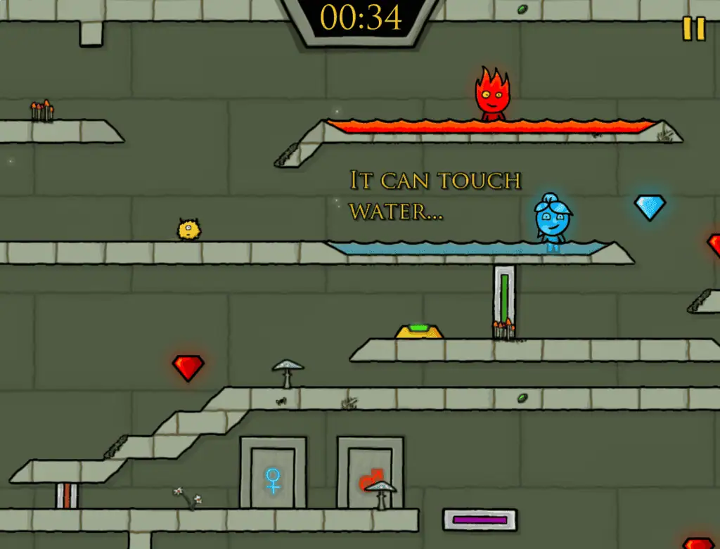 Fireboy & Watergirl 7: and Friends Gameplay