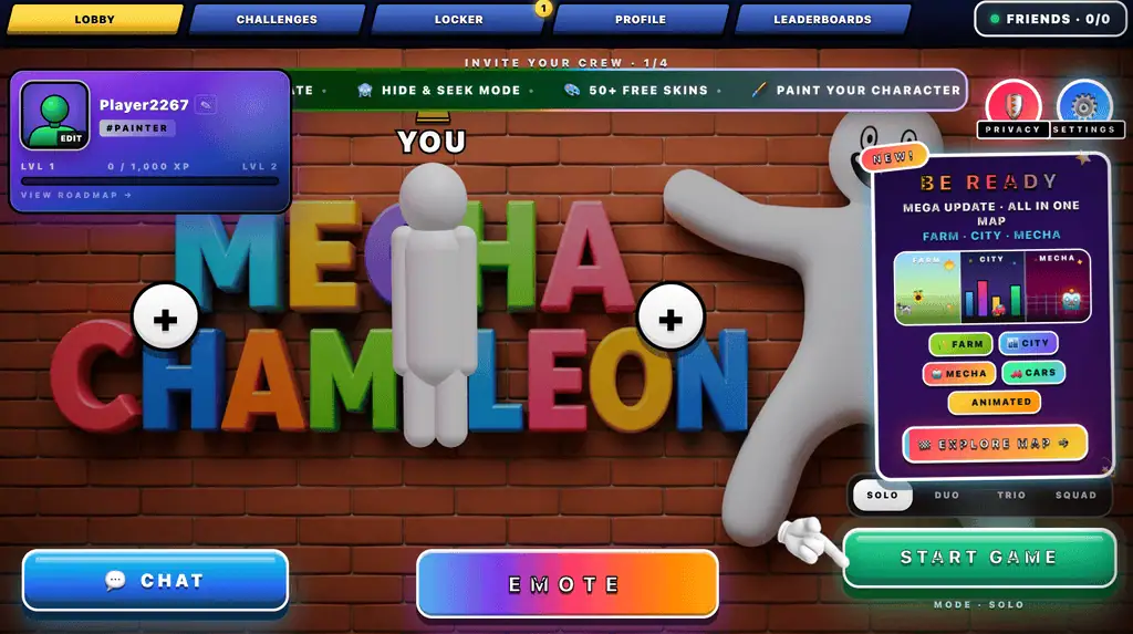 Mecha Chameleon Gameplay