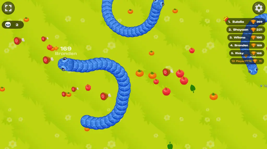 SnakeLands IO Gameplay